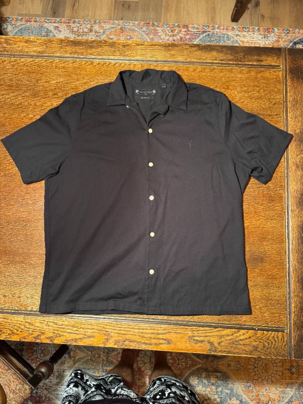 All Saints short sleeve button up